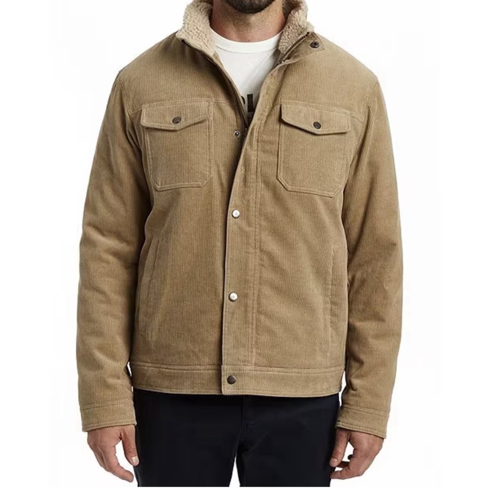Sherpa-Lined Corduroy Trucker Jacket